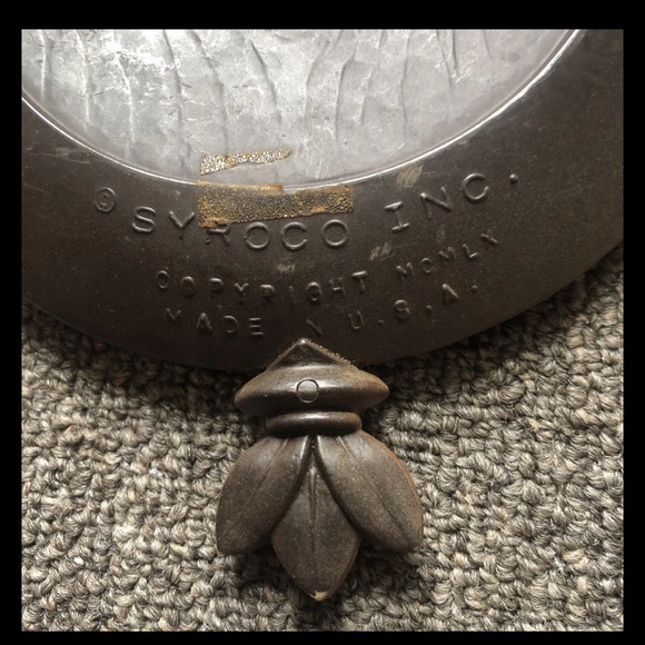 Vintage Mid Century Syroco Pilgrim Set Brown & Cream 1960 wall art 3d picture - Picture 6 of 8